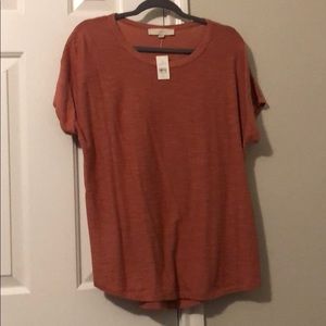 NWT light orange top